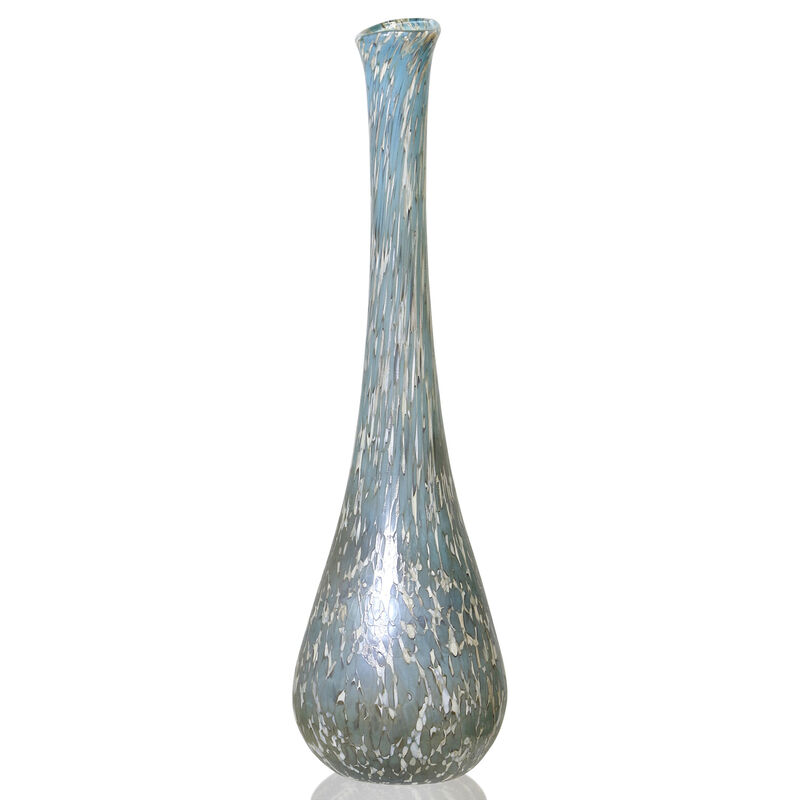 Vase Tony Spots Aqua Beige