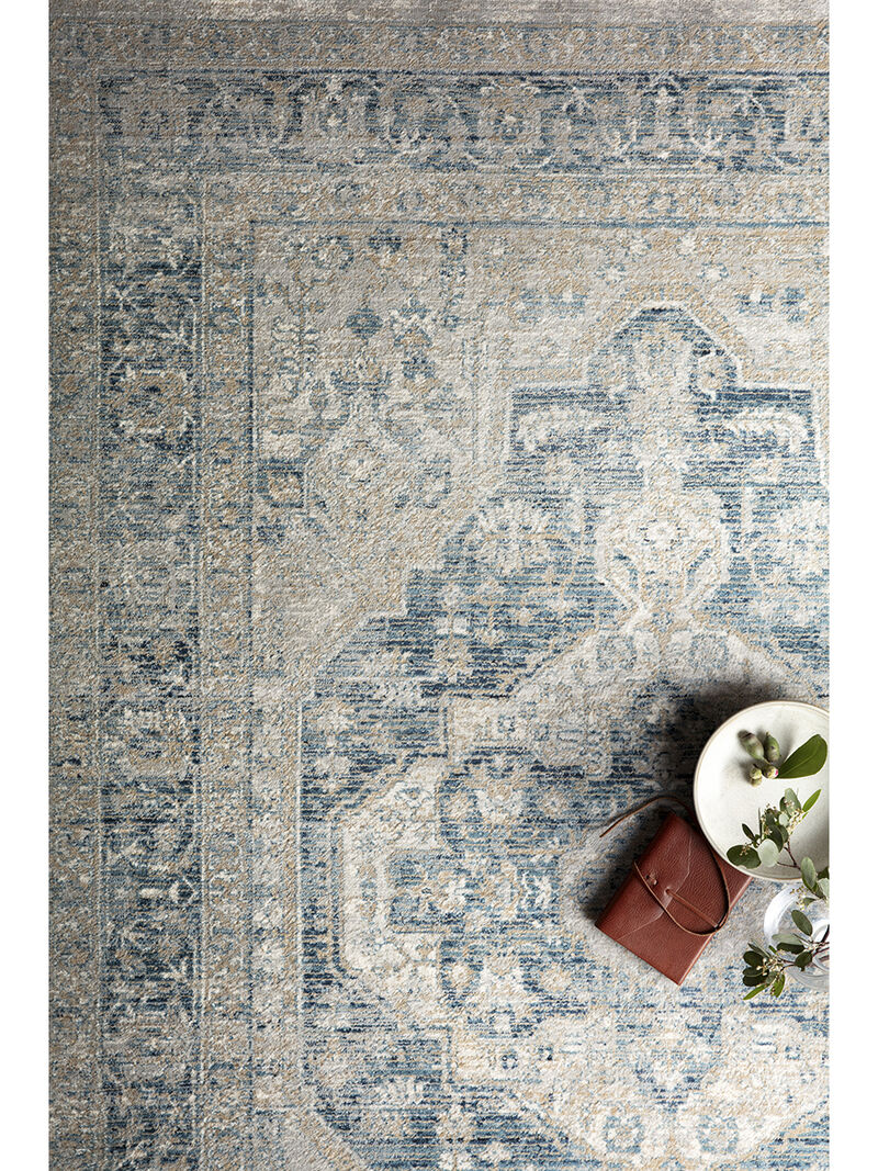 Elise Neutral/Blue 9'9" x 13' Rug