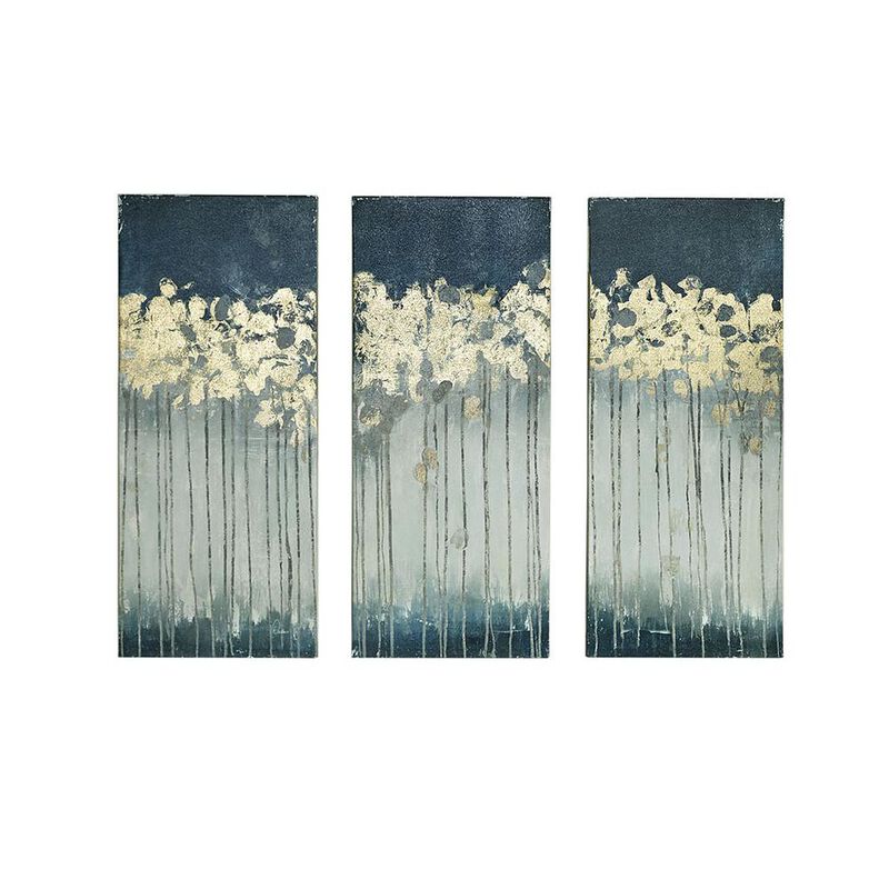 Belen Kox Midnight Forest Gel Coat Canvas with Gold Foil Embellishment 3pcs Set, Belen Kox