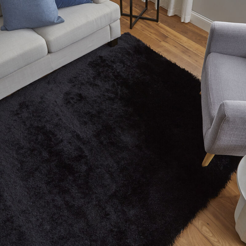 Indochine 4550F Black 9' x 12' Rug