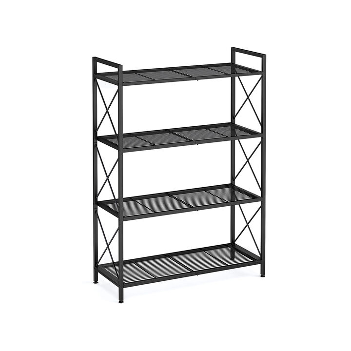 31.5" Wide Storage Rack with X Side Frames Ink Black