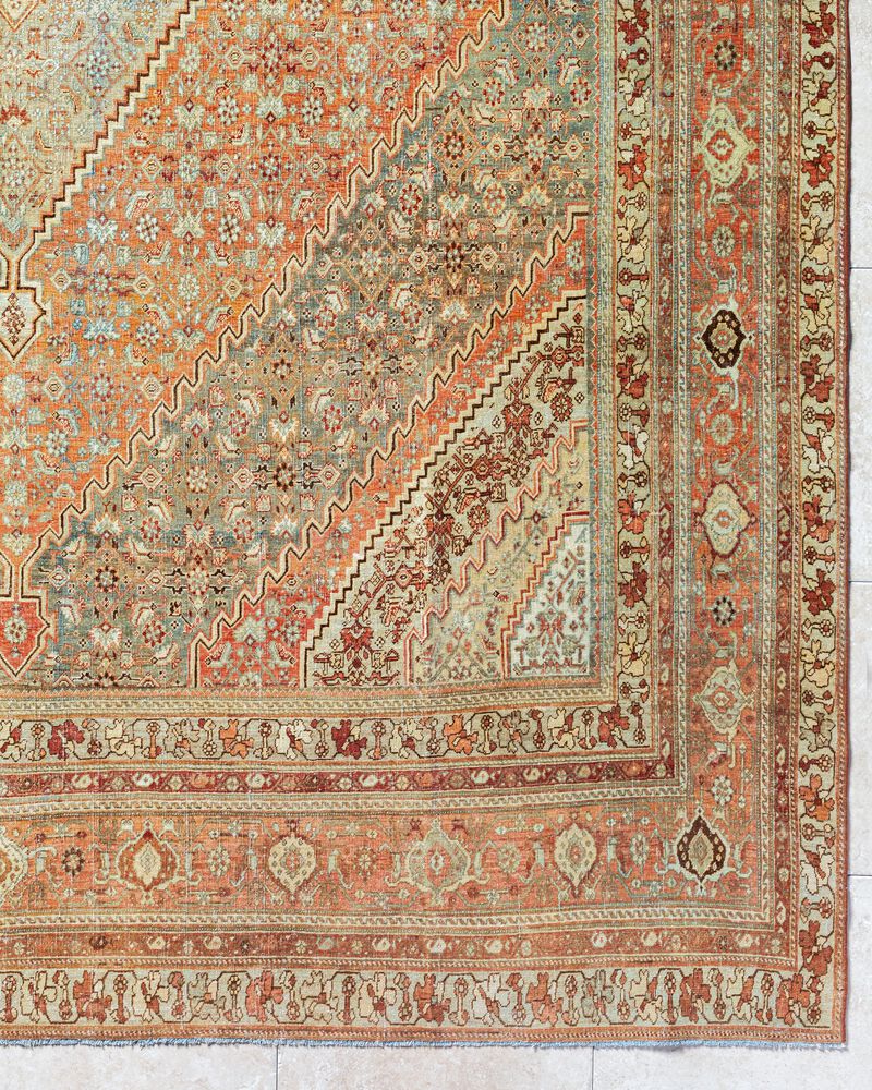 District Loom Antique Persian Tabriz area rug-Oslo