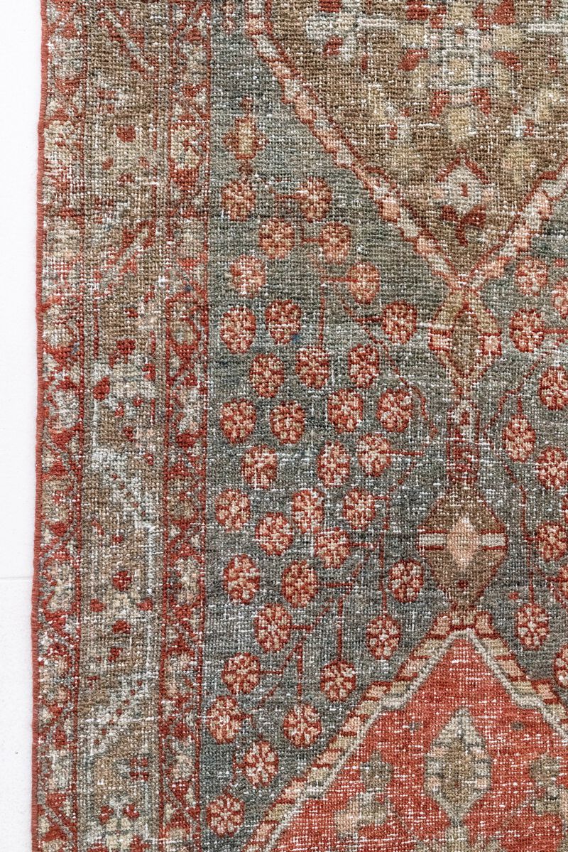 District Loom Vintage Persian Heriz Karaja runner rug-Fergus