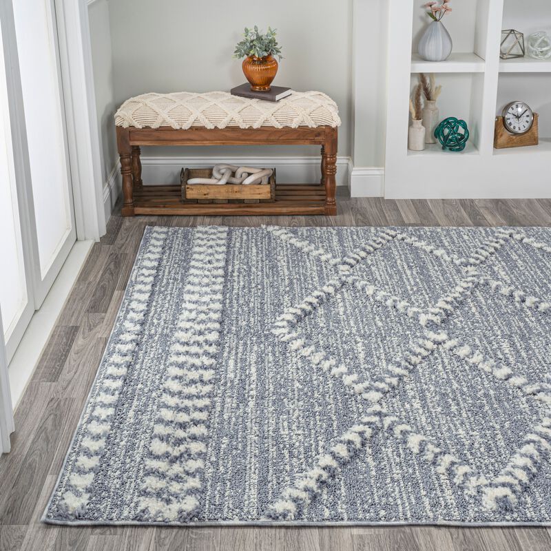 Sofie Moroccan Trellis High-Low Area Rug