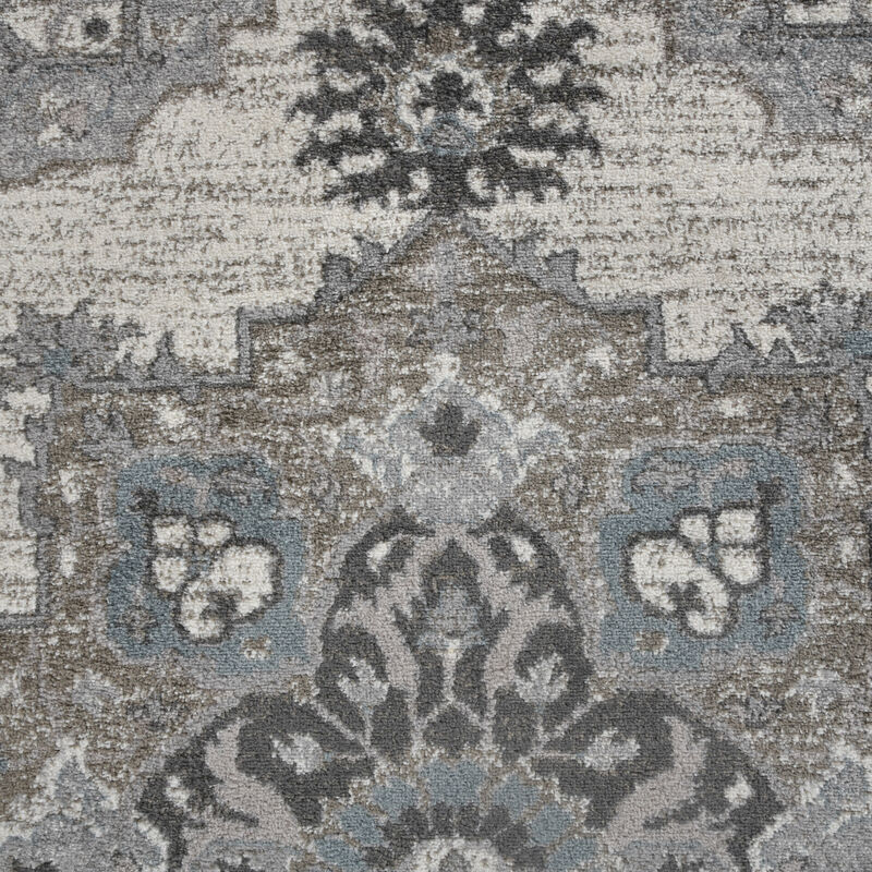 Alexandria Earley Taupe Medallion Area Rug