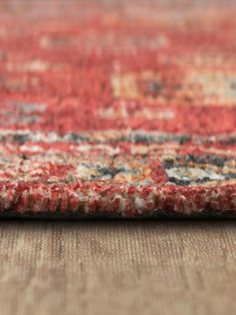 Zula Mombasa Red 2' 4" X 8' Rug