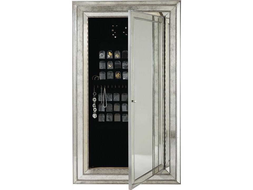 Melange Glamour Storage Floor Mirror