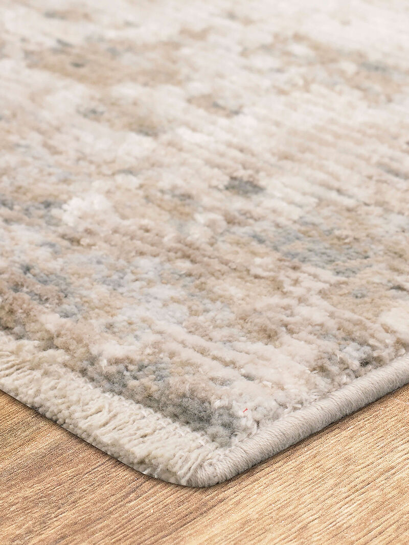 Solitude Velleta Cream  Beige 5' X 7'8" Rug