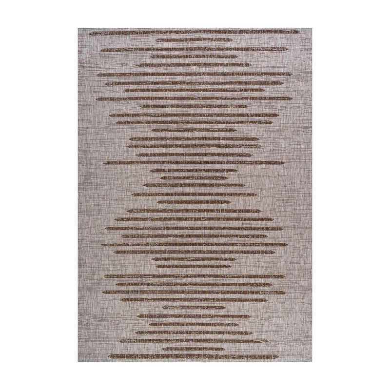 Zolak Berber Stripe Geometric Indoor/Outdoor Area Rug