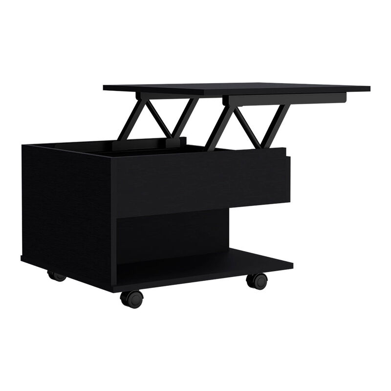 Lift Top Coffee Table Mercuri, Living Room, Black