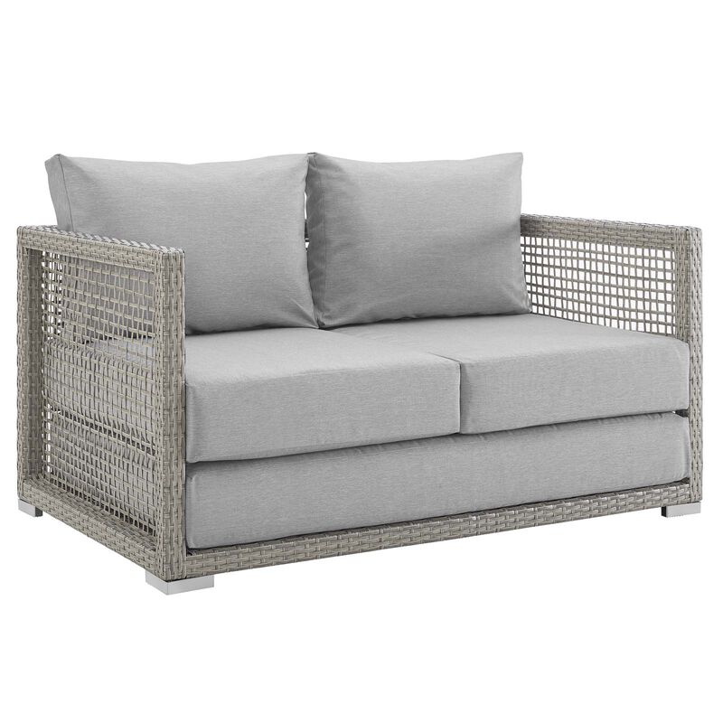 Modway - Aura Outdoor Patio Wicker Rattan Loveseat