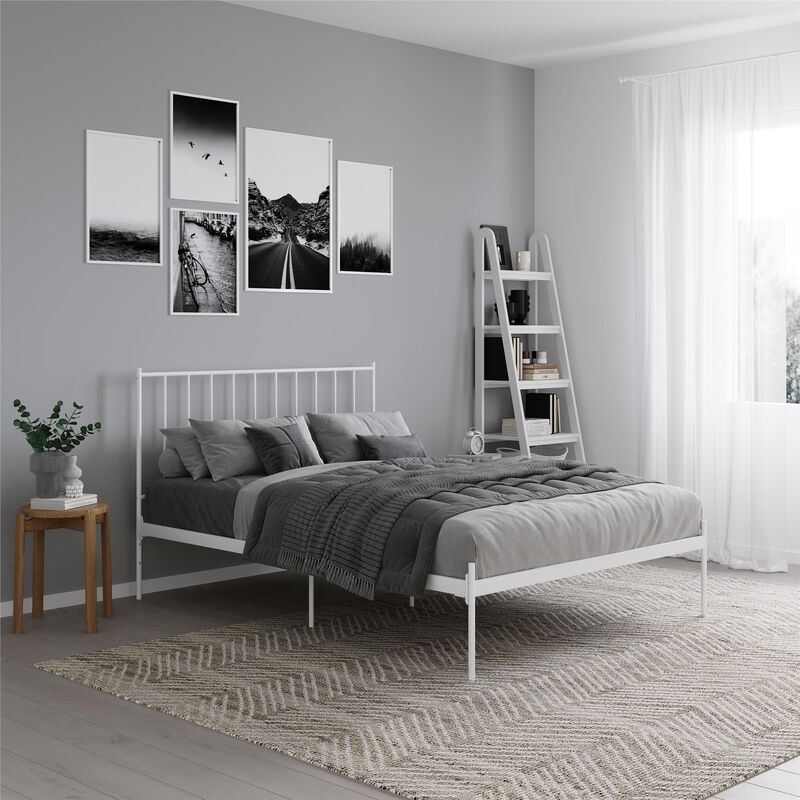 Ares Metal Bed, Twin, White