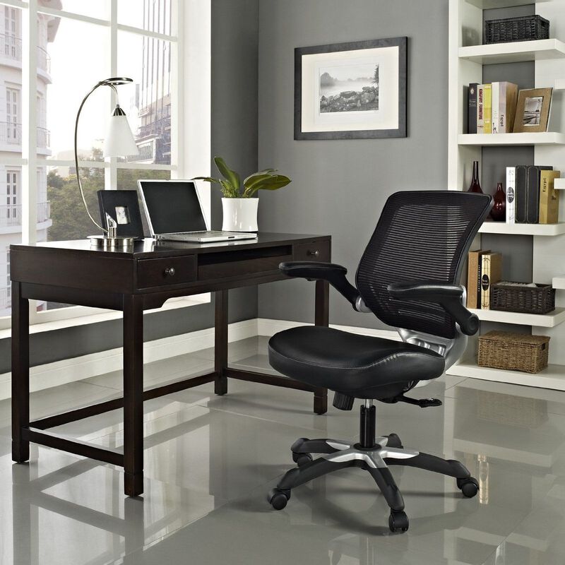 Hivvago Modern Back Ergonomic Office Chair  with Flip-up Arms