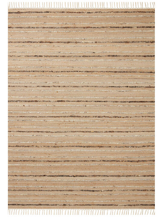 Nico Natural/Bark 2'3" x 3'9" Accent Rug by Magnolia Home by Joanna Gaines x Loloi