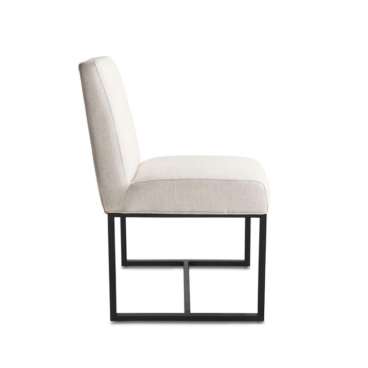 Belen Kox Modern Elegance Linen Dining Chairs, Set of 2, Belen Kox