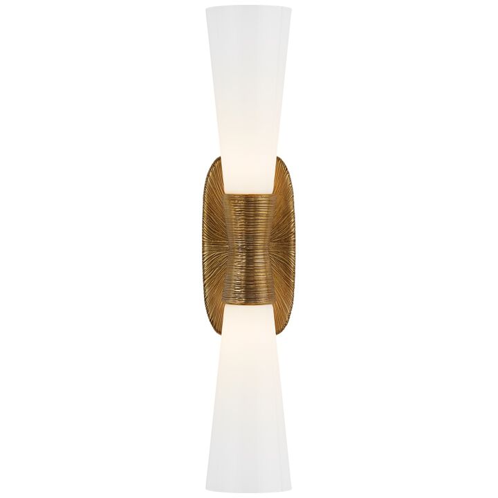 Utopia Lrg Double Bath Sconce