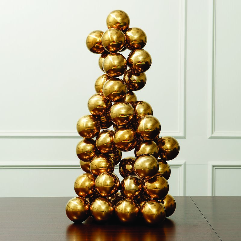 Sphere Sculpture- Brass