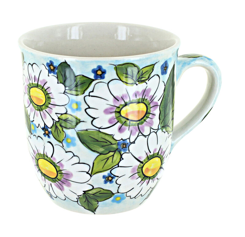 Blue Rose Polish Pottery Pastel Parfait Coffee Mug