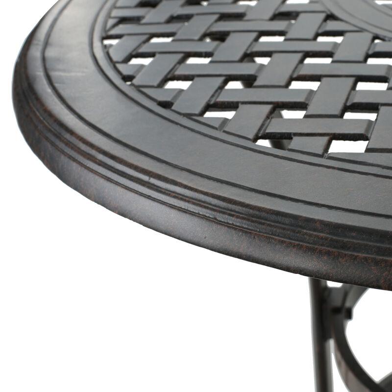 ALFRESCO 37” ROUND BAR TABLE