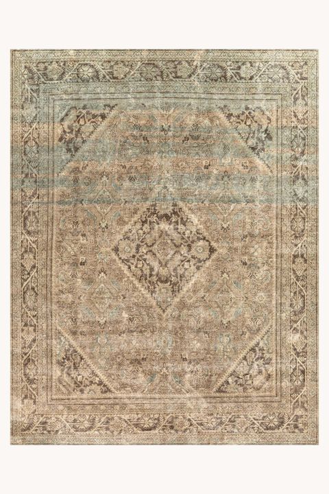 District Loom Antique Persian Mahal area rug-Clark