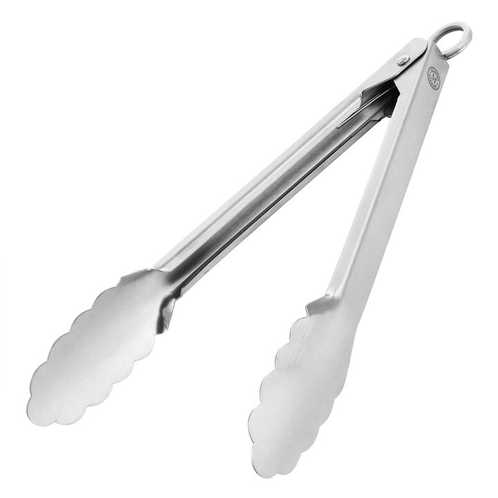 Martha Stewart Stainless Steel Easy-Lock Standard Kitchen Tongs