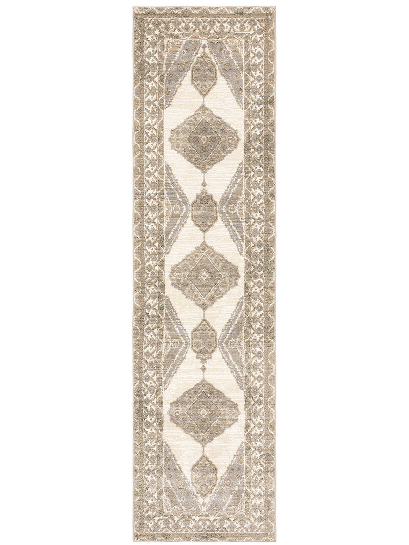 Andorra 1'10" x 3'2" Beige Rug