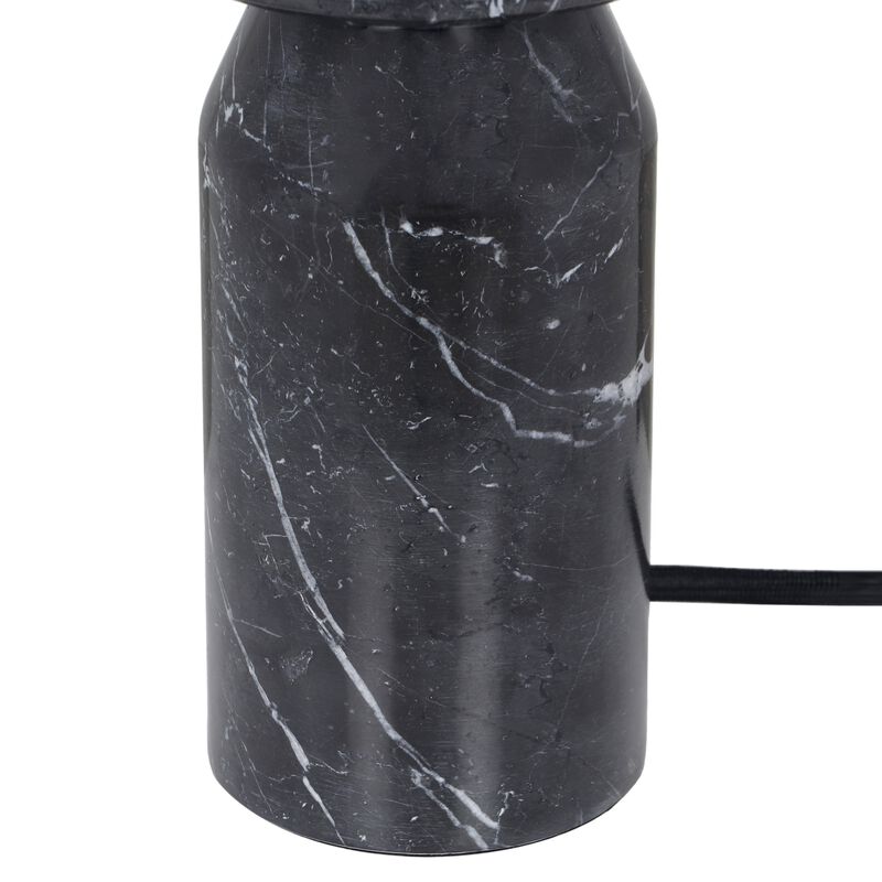 Globe Onyx Black Marble Lamp