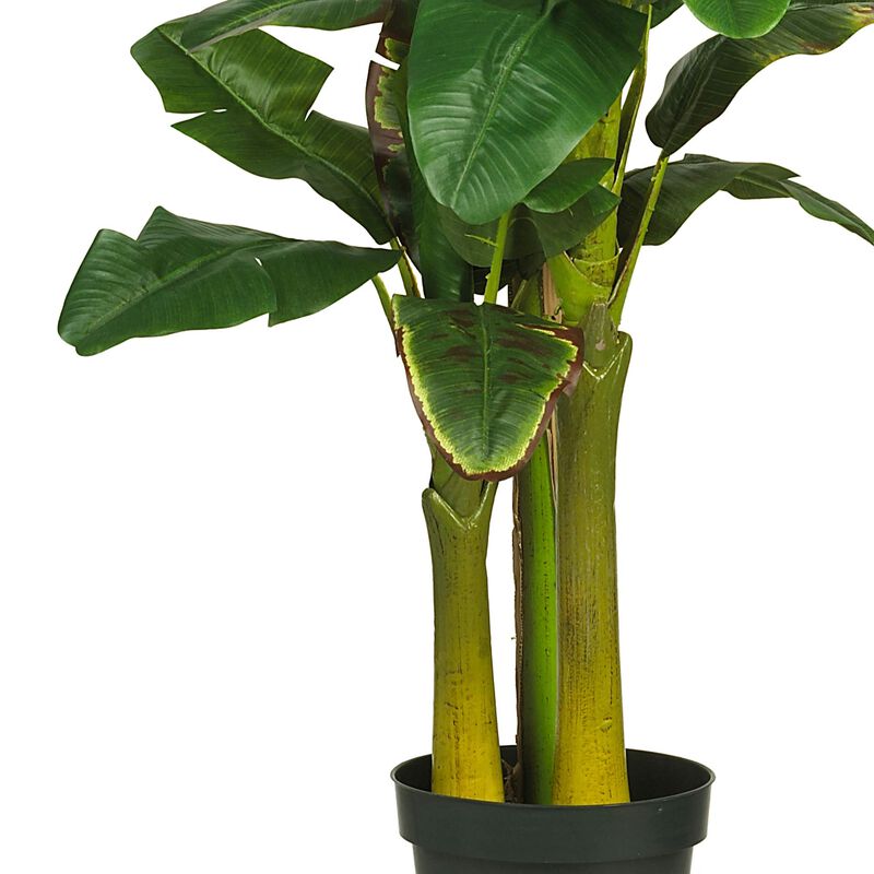 Nearly Natural 6-ft Triple Stalk Banana Tree