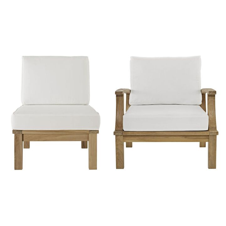 Modway Marina 2 Piece Outdoor Patio Teak Set