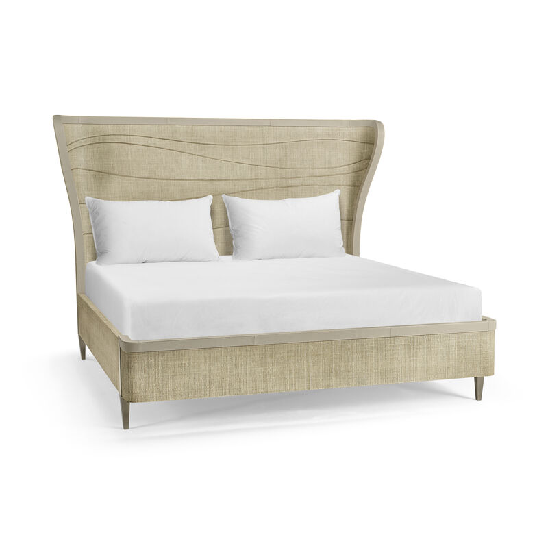 Seiche Woven Wing Wave King Bed