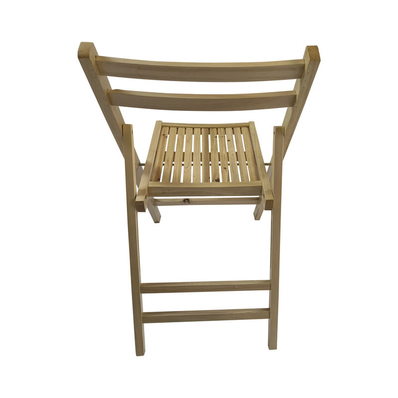Furniture Slatted Wood Folding Special Event Chair - Wood, Set of 4, FOLDING CHAIR, FOLDABLE STYLE