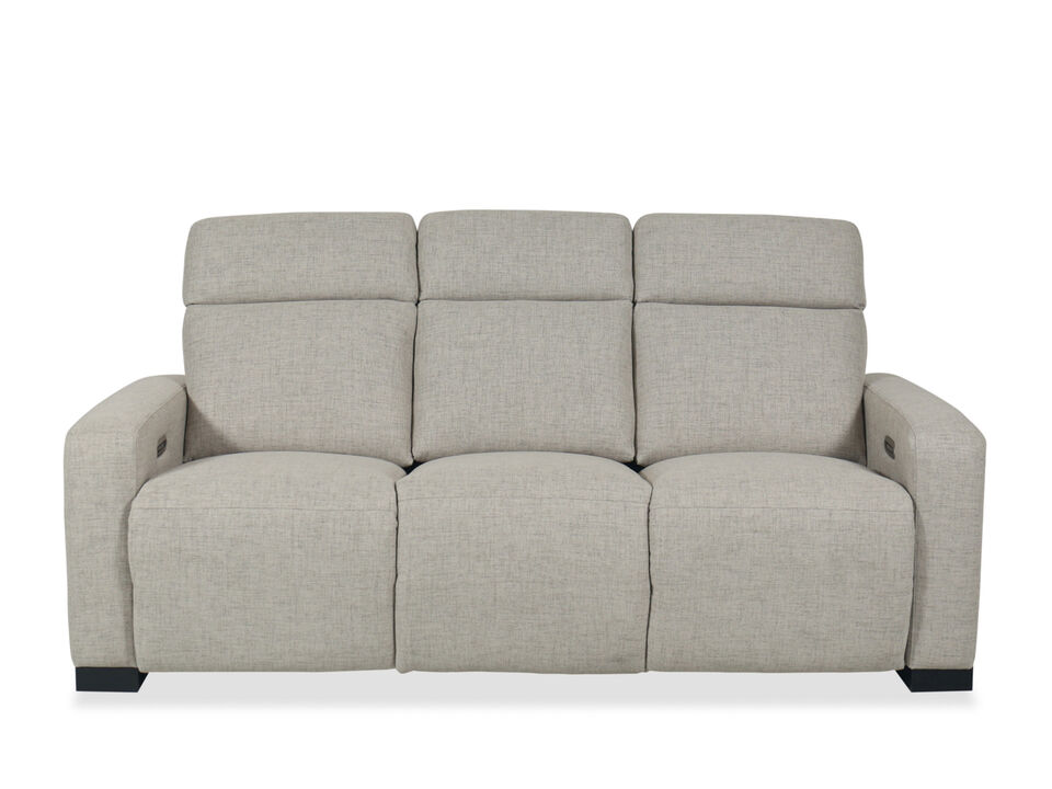 Acadia Taupe Reclining Sofa