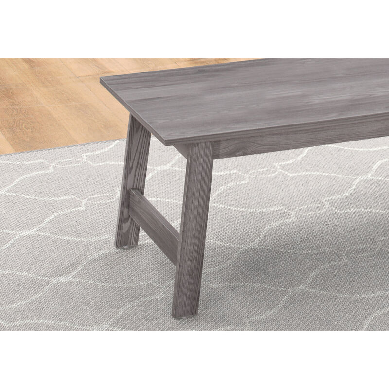 Monarch Specialties I 7932P Table Set, 3pcs Set, Coffee, End, Side, Accent, Living Room, Laminate, Grey, Transitional