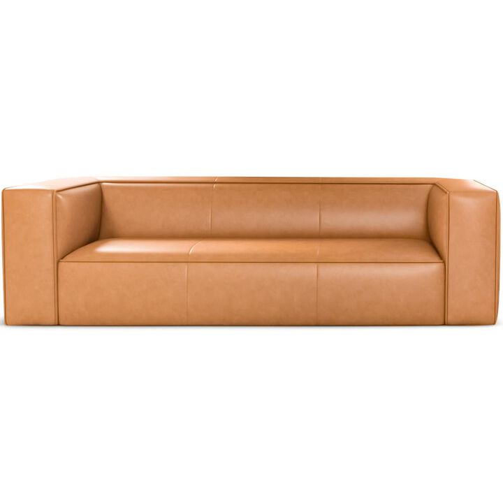 Ashcroft Furniture Co Colton Leather Sofa (Tan)