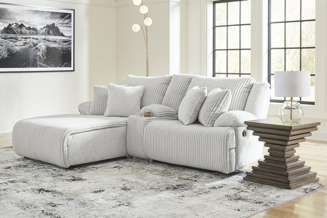 Top Tier 3-Piece Reclining Sectional Sofa with Chaise