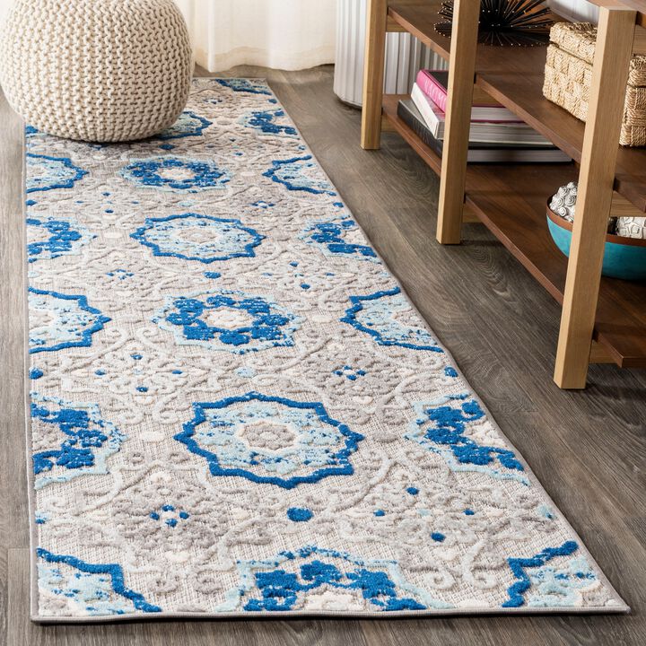 Mediterranean Medallion Indoor/Outdoor Area Rug