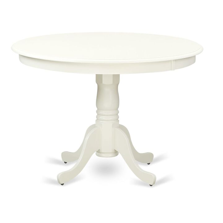 Hartland Table 42" diameter Round Table -Linen White Finish