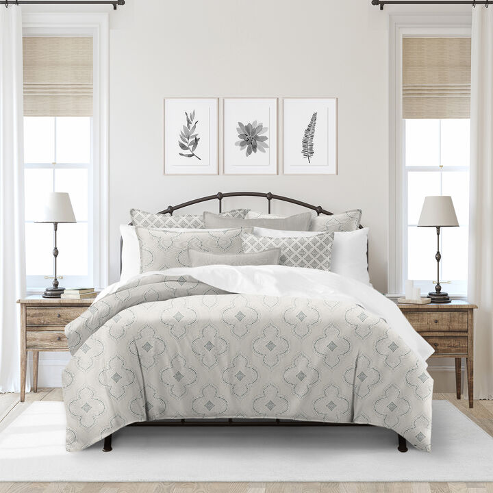 6ix Tailors Fine Linens Shiloh Linen Duvet Cover Set