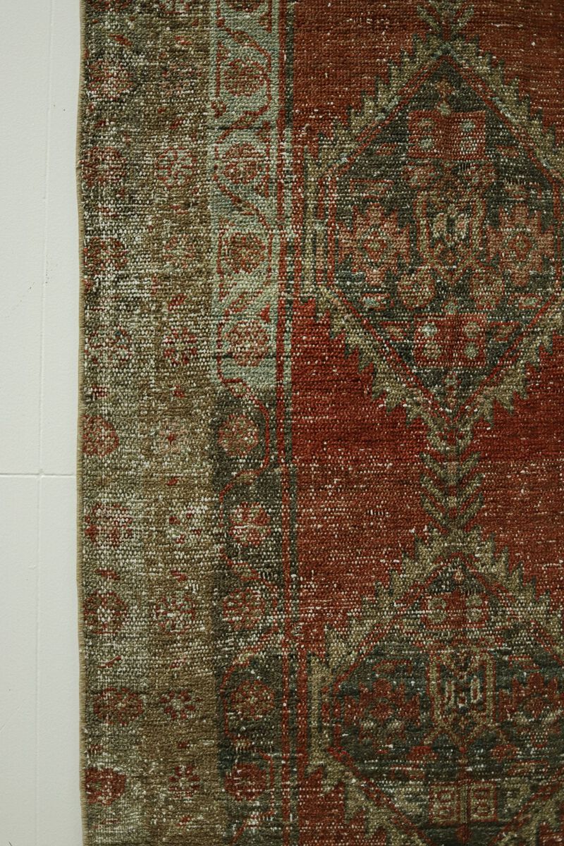 District Loom Antique Persian Heriz Karaja Runner Rug- Townsend