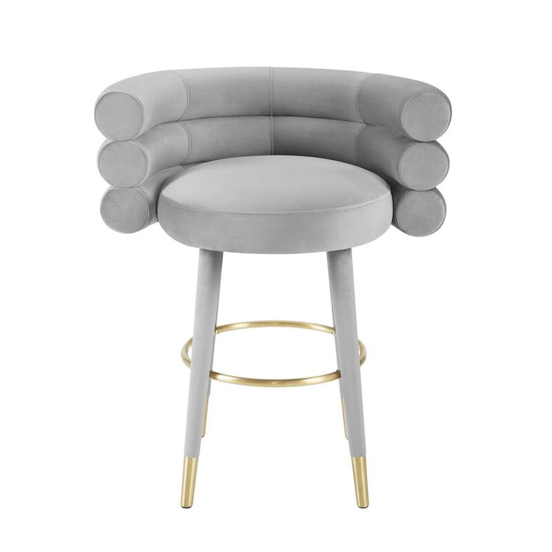 Belen Kox Luxe Velvet Counter Stool, Belen Kox