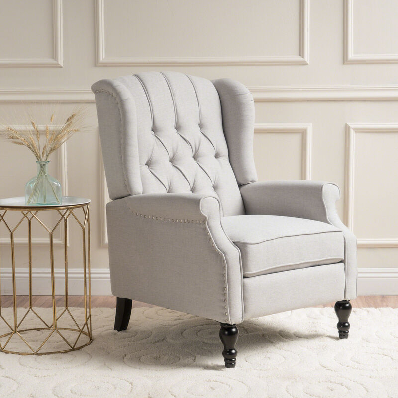 Merax Tufted Fabric Arm Chair Recliner