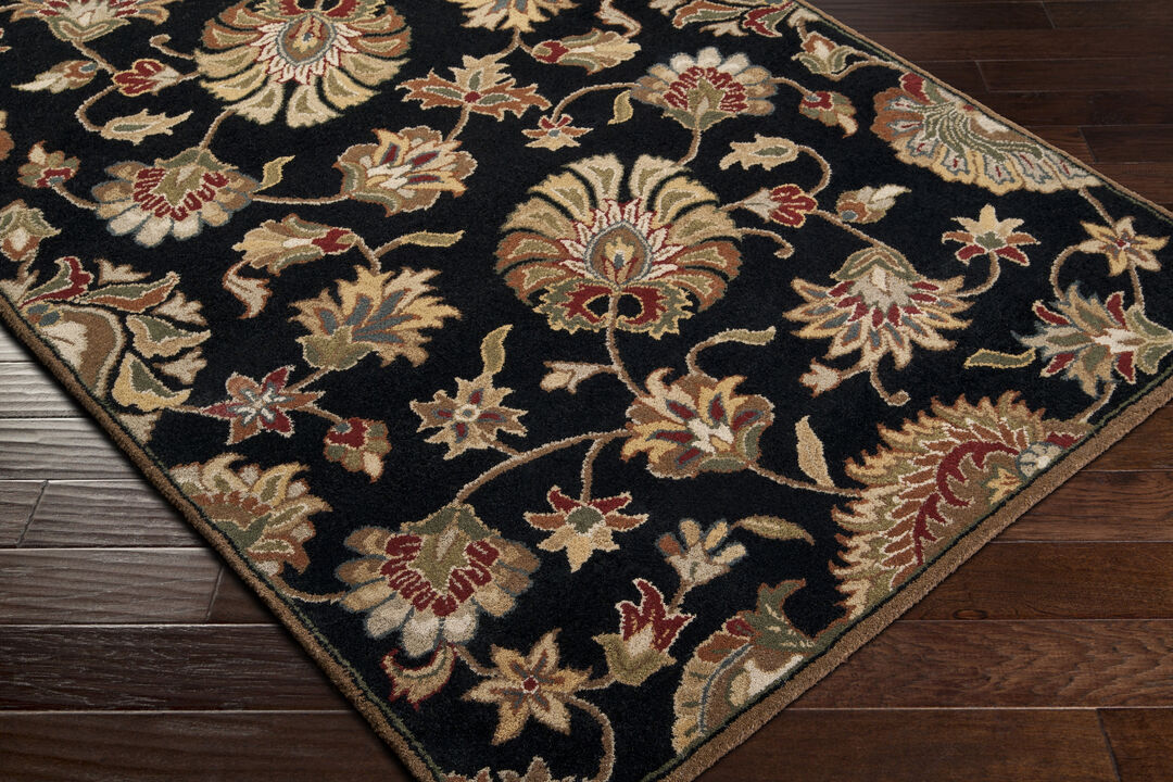 Caesar CAE-1027 10' x 14' Black Rug