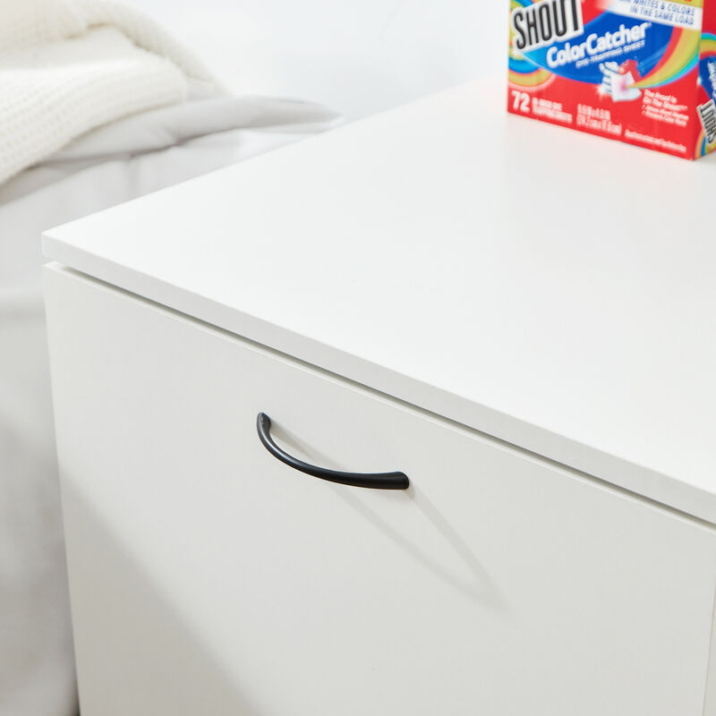 Yak About It� Hidden Laundry College Cabinet - White