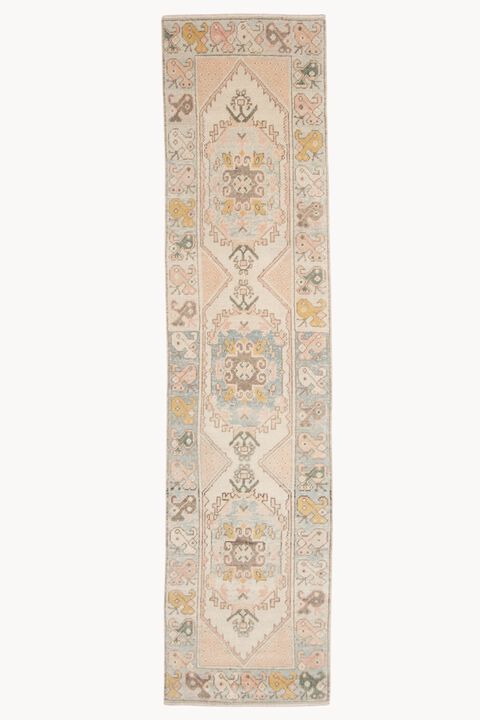 District Loom  Vintage Turkish Anatolian Runner Rug No. 346