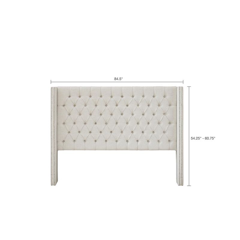 Belen Kox Amelia Queen Upholstered Headboard, Belen Kox