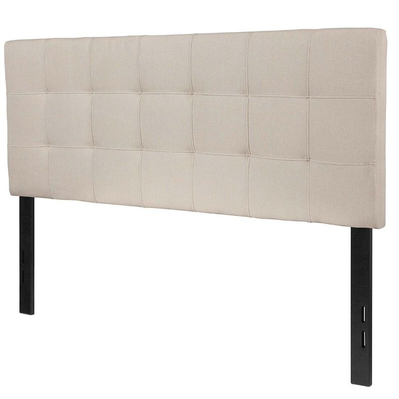 Fabric Box-Stitch Upholstered Headboard