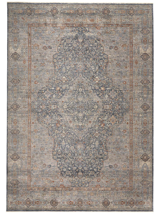 Marquette 3778F Gray/Blue/Red 2'8" x 12' Rug