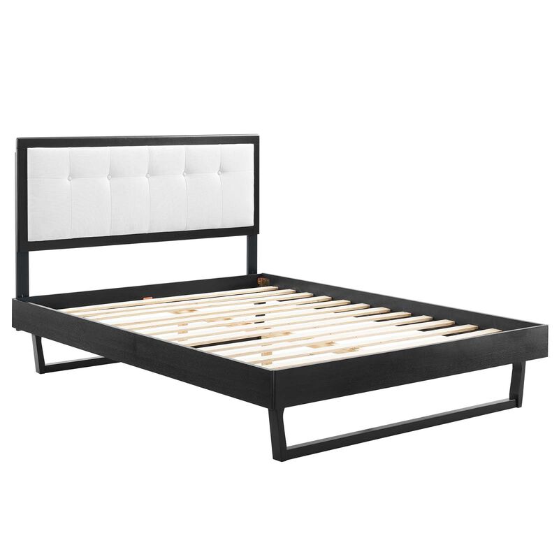 Modway - Willow Full Wood Platform Bed with Angular Frame