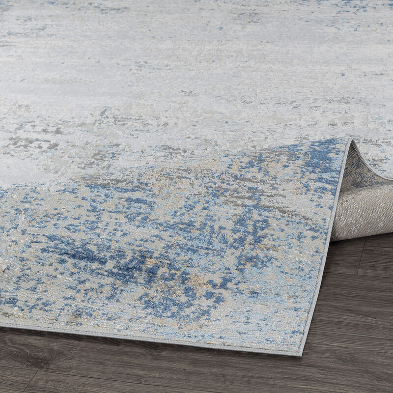 Pasargad Home Turkish Stella Design L. Grey Area Rug- 9' 6'' X 13' 6''