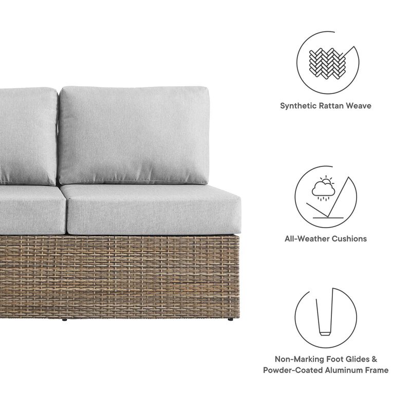 Modway - Convene Outdoor Patio Outdoor Patio Left-Arm Loveseat